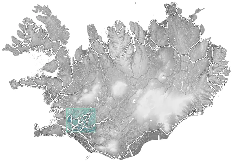 The Golden Circle map